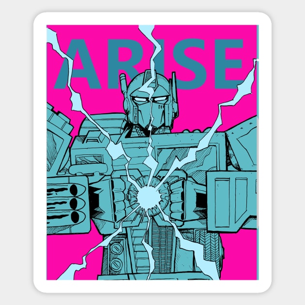 Arise Prime Sticker by DanGhileArt